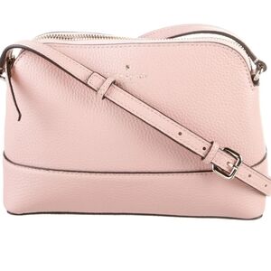 SOLD Kate Spade Chalk Pink Southport Avenue Hanna Leather Crossbody Bag.